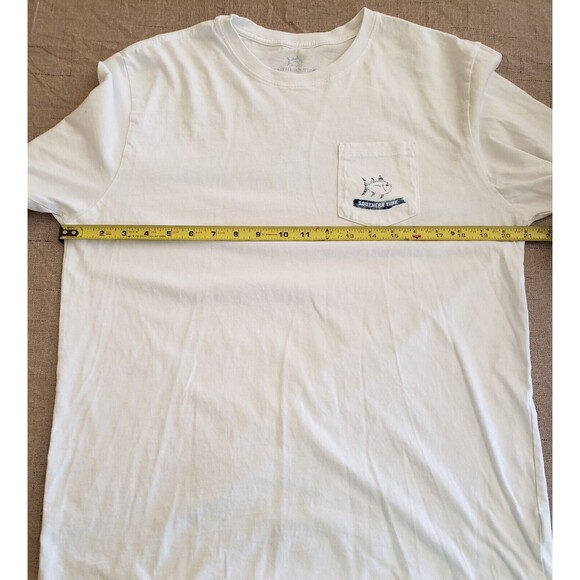 Southern Tide Sanibel White Long Sleeve Beach Women TShirt Sz Large 100% Cotton - Picture 11 of 12